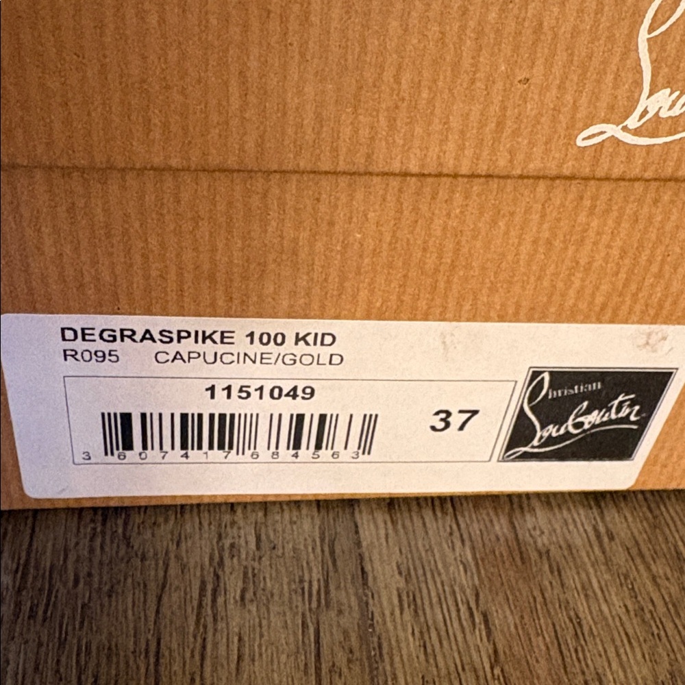 EUC [Christian Louboutin] Degraspike Red Stiletto Heels Pumps Women’s 37 / US 7 - Picture 13 of 16